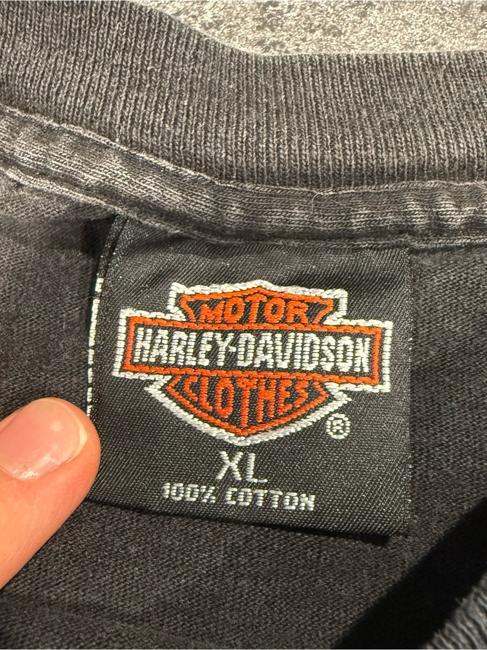Vintage Harley Davidson Paul Smith tee shirt black 90s men’s XL Holoubek - Picture 6 of 11
